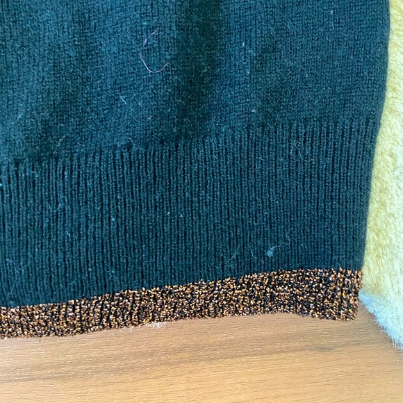 Coach 1941 Black Cashmere Turtleneck with Rexy Patch, Size US - Picture 5 of 12